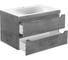База под раковину VINCEA Fine 800 подвесная, 2 выкатных ящика soft close, Beton. VMC-2F800BT 4