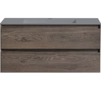 База под раковину VINCEA Luka 1000 подвесная, 2 выкатных ящика soft-close, R.Oak. VMC-2L100RO