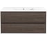 База под раковину VINCEA Gio 1000 подвесная, 2 выкатных ящика soft-close, R.Oak. VMC-2G100RO 3