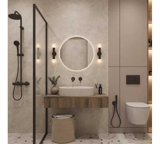 Тумба под раковину ЗОВ Токио, Древесина Аттик 100 1 вырез T100ATC1 1