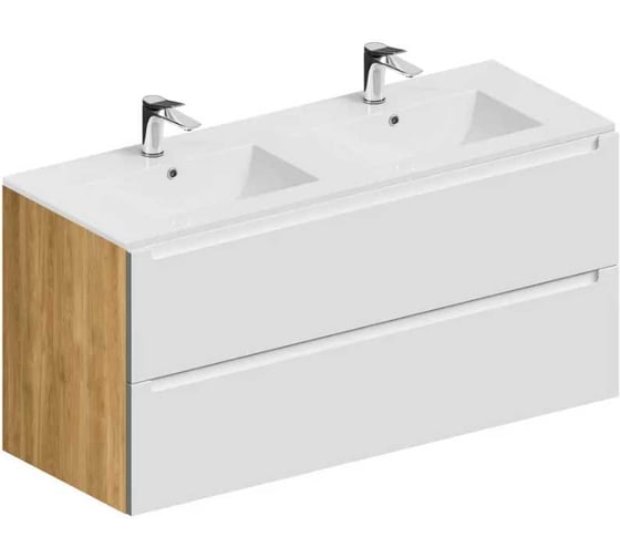 Подвесная тумба для ванной ЗОВ Дион 120 под раковину-столешницу D120BD 1