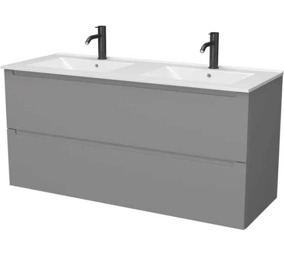 Подвесная тумба для ванной ЗОВ Дион 120 под раковину-столешницу D120PG 1