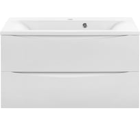 База под раковину VINCEA Mia 900 подвесная, 2 выкатных ящика soft close, G.White. VMC-2MA900GW