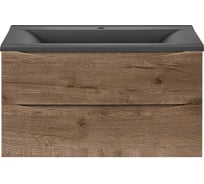 База под раковину VINCEA Mia 900 подвесная, 2 выкатных ящика soft close, V.Oak. VMC-2MA900VO