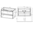 База под раковину VINCEA Vico 1000 подвесная, 2 выкатных ящика soft close, R.Wood. VMC-2V100RW 4