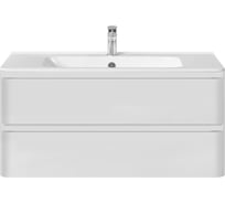 База под раковину VINCEA Vico 1000 подвесная, 2 выкатных ящика soft close, G.White. VMC-2V100GW
