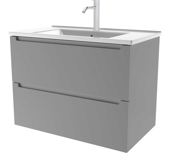 Подвесная тумба для ванной ЗОВ Дион 60 под раковину-столешницу D60PG 1