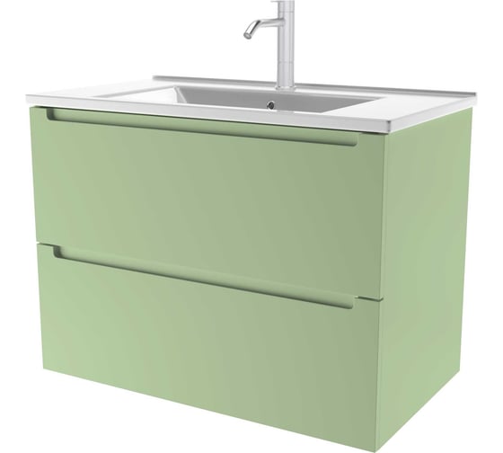 Подвесная тумба для ванной ЗОВ Дион 60 под раковину-столешницу D60F 1