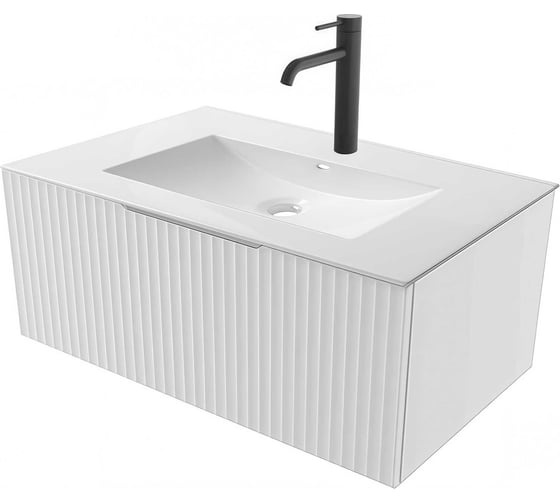 Подвесная тумба для ванной ЗОВ Кито Флавио 80 под раковину или столешницу K80FB 1