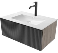 Подвесная тумба для ванной ЗОВ Кито Флавио 100, под раковину 40697111, цвет Лиони РЕТ, K100FL