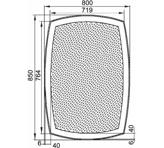 Зеркало Aquanet Тоскана 00196665
