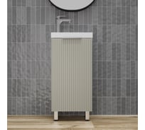 Тумба напольная Style Line СОЛО универсальная (Como 40) Санд серая галька, ЛС-00002430