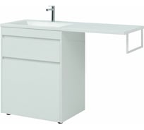 Тумба Aquanet Токио 68 напольная 1 ящик, б/к цвет белый глянец 00239291