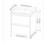 Тумба 1Marka Veil 60П (590x560x450) 2я белая аляска/дуб вотан Ц0000036585 8