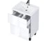 Тумба 1Marka Aris 70Н (700x910x450) 2я белая аляска/белый глянец Ц0000035779 3