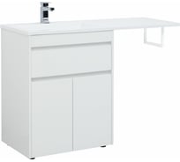 Тумба Aquanet Токио 68 напольная 1 ящик, 2 фасада, цвет белый глянец 00237746