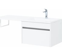 Тумба Aquanet Токио 58 подвесная 1 ящик, цвет белый глянец 00236916