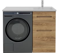 Тумба без раковины RUVANN DUET 60 в ванную напольная, голд крафт Т.DUET.GK-60Н