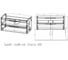 База под раковину VINCEA Chiara 2D 1000 подвесная, 2 выкатных ящика soft-close, N.Oak. VMC-2C2100NO 5