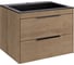 База под раковину VINCEA Chiara 2D 1000 подвесная, 2 выкатных ящика soft-close, N.Oak. VMC-2C2100NO 3