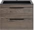 База под раковину Chiara 2D 600 подвесная, 2 выкатных ящика soft-close, R.Oak. VINCEA VMC-2C2600RO 3