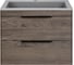 База под раковину Chiara 2D 600 подвесная, 2 выкатных ящика soft-close, R.Oak. VINCEA VMC-2C2600RO 4