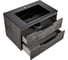 База под раковину VINCEA Chiara 2D 800 подвесная, 2 выкатных ящика soft-close, G.Stone. VMC-2C2800GS 1