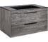 База под раковину VINCEA Chiara 2D 800 подвесная, 2 выкатных ящика soft-close, G.Stone. VMC-2C2800GS 2