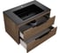База под раковину VINCEA Chiara 2D 800 подвесная, 2 выкатных ящика soft-close, T.Oak. VMC-2C2800TO 2