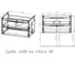 База под раковину VINCEA Chiara 2D 800 подвесная, 2 выкатных ящика soft-close, T.Oak. VMC-2C2800TO 5