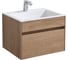 База под раковину VINCEA Chiara 600 подвесная, 1 выкатной ящик soft-close, N.Oak. VMC-2C600NO 1