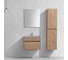 База под раковину VINCEA Chiara 600 подвесная, 1 выкатной ящик soft-close, N.Oak. VMC-2C600NO 2
