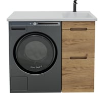 Тумба без раковины RUVANN DUET 40 в ванную напольная, голд крафт Т.DUET.GK-40Н