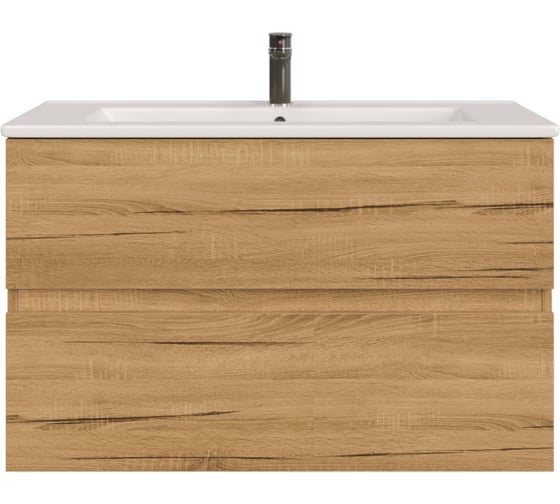 Тумба без раковины RUVANN DREVA 90 в ванную подвесная Т.DREVA.Д-90П 1