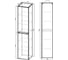 Шкаф VINCEA Fine подвесной, 1700_350_350, G.White VSC-2NF170GW 2