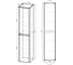 Шкаф VINCEA Vico подвесной, 1700_350_350, Beton VSC-2V170BT 3