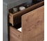 База под накладную раковину VINCEA Mesa 600 подвесная, 1 выкатной/1 скрытый ящик soft close, T.Oak + Beton VMC-2MS600TB 2