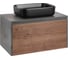 База под накладную раковину VINCEA Mesa 800 подвесная, 1 выкатной/1 скрытый ящик soft close, T.Oak + Beton VMC-2MS800TB 1