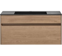 База под раковину VINCEA Chiara 1000 подвесная, 1 выкатной ящик soft-close, N.Oak VMC-2C100NO