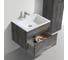 База под раковину VINCEA Chiara 600 подвесная, 1 выкатной ящик soft-close, G.Stone VMC-2C600GS 2