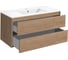 База под раковину VINCEA Gio 1000 подвесная, 2 выкатных ящика soft-close, N.Oak VMC-2G100NO 2
