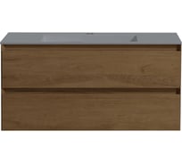 База под раковину VINCEA Luka 1000 подвесная, 2 выкатных ящика soft-close, T.Oak VMC-2L100TO