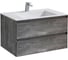 База под раковину VINCEA Luka 800 подвесная, 2 выкатных ящика soft-close, G.Stone VMC-2L800GS 1