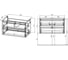 База под раковину VINCEA Luka 800 подвесная, 2 выкатных ящика soft-close, R.Oak VMC-2L800RO 3