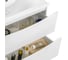 База под раковину VINCEA Mia 650 подвесная, 2 выкатных ящика soft close, G.White VMC-2MA650GW 2
