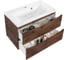 База под раковину VINCEA Mia 750 подвесная, 2 выкатных ящика soft close, R.Wood VMC-2MA750RW 2