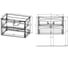 База под раковину VINCEA Mia 750 подвесная, 2 выкатных ящика soft close, R.Wood VMC-2MA750RW 3