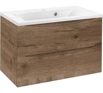 База под раковину VINCEA Mia 800 подвесная, 2 выкатных ящик soft close, V.Oak VMC-2MA800VO