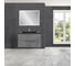 База под раковину VINCEA Mia 800 подвесная, 2 выкатных ящика soft close, Beton VMC-2MA800BT 2