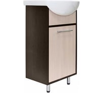 Тумба для ванной под раковину Уют-45 Rosa MIXLINE АлАн-45 венге/дуб молочный, правая, ЛДСП 557680